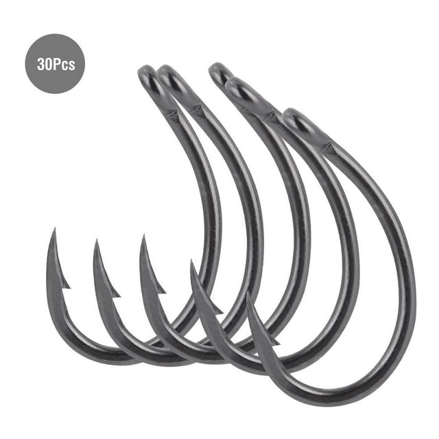 30pcs Fishhook, Fine Workmanship Sturdy And Durable Anti-Rust And Convenient To Use Sea Fishing Hook, Hook For Sea Fishing Fisherman