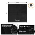 thumbnail image 4 of Paño desmaquillante UNIMADE, 24 unidades, forro polar color coral negro, 4 of 7