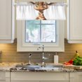 thumbnail image 3 of Valance 54x18In Kitchen Curtain Living Room Curtain Bedroom Curtain Balcony Door Curtain Utility Room Curtain Cute Cartoon Giraffe Pattern, 3 of 6