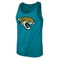 thumbnail image 2 of Men's Majestic Threads Trevor Lawrence Teal Jacksonville Jaguars Tri-Blend Player Name & Number Tank Top, 2 of 3