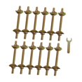 thumbnail image 2 of Elodie Countertop Connector Bolts Countertop Joint Fasteners for Headboard Bed Rail M8x8 12Pcs, 2 of 8