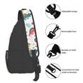thumbnail image 4 of Lsque Dinosaur Pattern Cross Chest Bag Diagonally – Premium Durable Front Chest Sling with Adjustable Padded Strap, High-Capacity Storage, 4 of 8