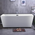 thumbnail image 4 of Vanity Art 59'' x 30'' Freestanding Soaking Bathtub, 4 of 5