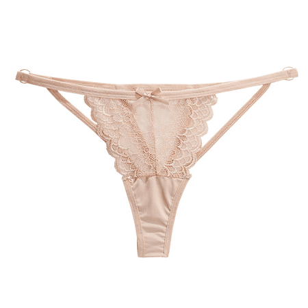 Fulorrnie Underwear for Women High Waisted Thong Comfort Seamless Panties Cheeky Banded Waist Stretchable Panty  Light Yellow  L
