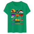 thumbnail image 3 of WEAIXIMIUNG T-Shirt à Manches Courtes Col Rond Imprimé Festif pour la Saint-Valentin pour Femmes, 3 of 3
