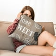 thumbnail image 7 of Inspire Modern Luxury with Blue Linen Throw Pillow Covers - 18x18 inch, Perfect for Outdoor, Sofa, Living Room, Set of 2 Decorative Cushions with Boho Farmhouse Style, 7 of 7