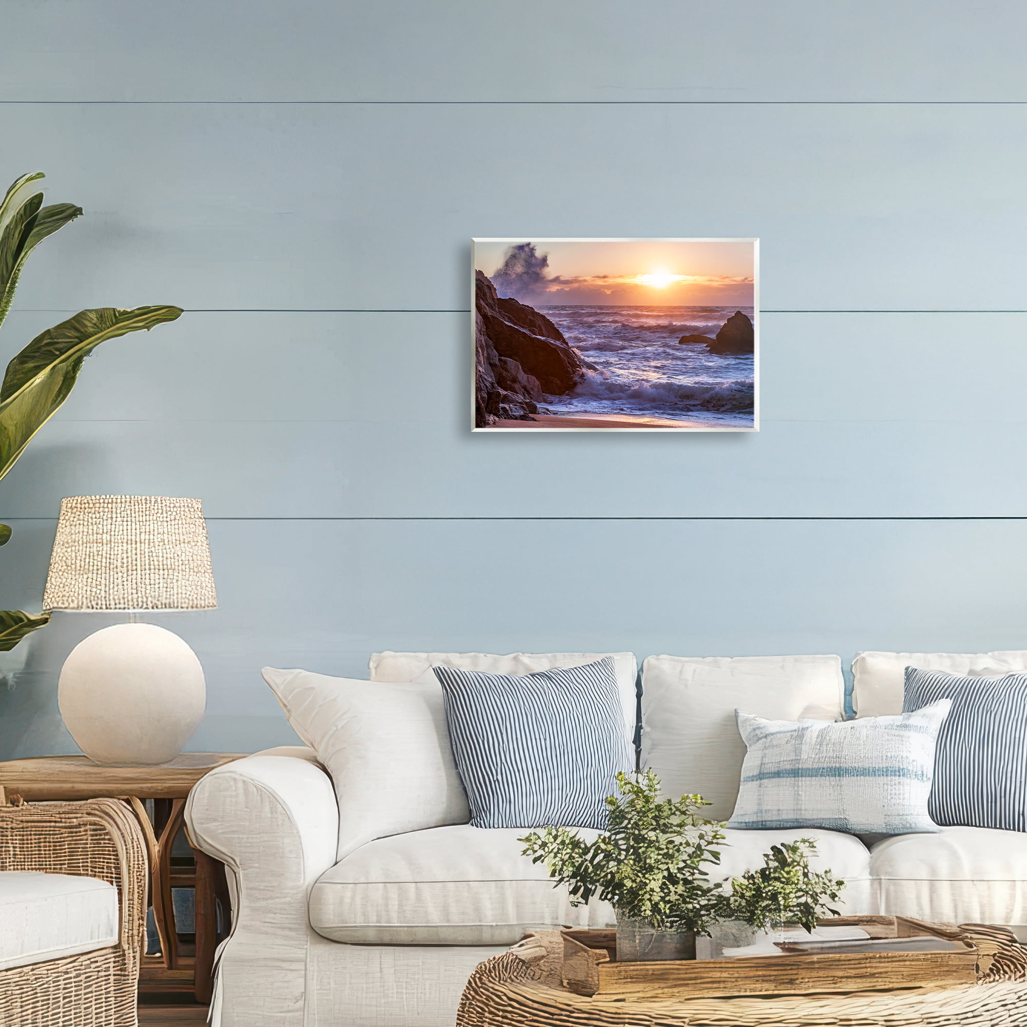 Stupell Industries Siren Song Rocky Shore Wall Plaque Art, design by Shelley Carlisle