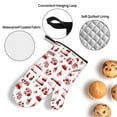 thumbnail image 4 of Oven Mitts and Pot Holders 4 Piece, Halloween High Heat Slip Resistant Oven Mitt and Trivets Set Kitchen Oven Glove Pot Holders for Cooking Baking Grilling, 4 of 7