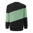 thumbnail image 4 of Sweat à Capuche Zippé pour Femmes, Chandail en Molleton Col Rond en Spandex pour Femmes, Chandail en Molleton à Col Rond Colorblock pour Femmes Manches Longues Pull Décontracté Mignon Léger Ample, 4 of 8