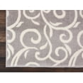 thumbnail image 3 of Eclectic Essentials Gray Bohemian Botanical Area Rug, 3 of 4