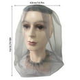 thumbnail image 6 of 2020 Fishing Cap Insect Hat Fishing Hat Bug Mesh Head Net Face Camping Hats Fishing Cap Outdoor Grey, 6 of 8