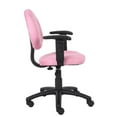 thumbnail image 5 of Boss Office Products Chaise de Posture de Luxe en Microfibre Rose, 5 of 5