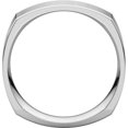 thumbnail image 2 of 6mm Square Comfort Fit Band in 14k White Gold - Size 6.5, 2 of 9
