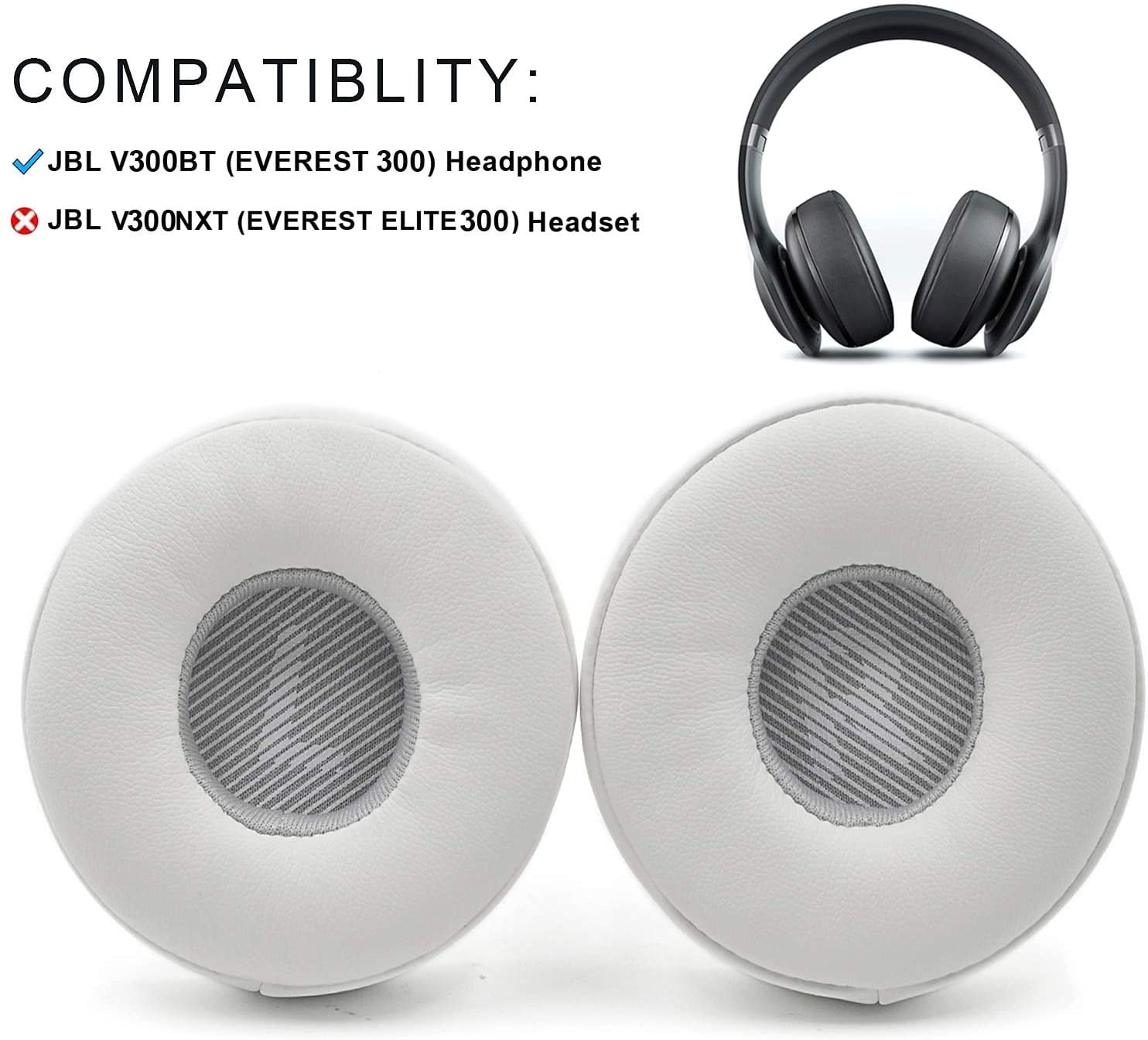 Defean Replacement Ear Pads V300 Earpad Potein Leather and Memory Foam for JBL  V300BT (Everest V300) Headphone (for JBL | Walmart Canada