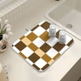 thumbnail image 7 of Ryvnso Checkered Plaid-a8 Dish Drying Mat for Kitchen Countertop 18x24 Large Dish Pad Drainer Rack Dish Sink Mats, 7 of 7