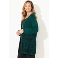 thumbnail image 4 of Catherines Women's Plus Size Jacquard Cardigan, 4 of 4