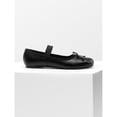thumbnail image 2 of Women’s Satin Ballerina Bow Knot Ballet Flats With Elastic Strap, 2 of 8