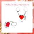 thumbnail image 2 of Juego De Llaveros De Corazón Para Parejas Llavero En Forma De Corazón De, Llavero En Forma De Corazón De Rojo - Llavero De Dos Parejas - Regalo De Compromiso Para él Y Ella, 2 of 4