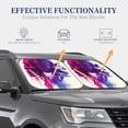 thumbnail image 4 of Sikiie Dual Skulls Colorful Fusion Print Foldable Car Windshield Sun Visor, Car Window Sunshade Suitable for Sedan, SUV and Truck Car Accessories-Large, 4 of 6