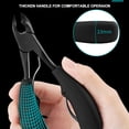thumbnail image 2 of Cortadora de Uñas de los Pies Octpeak Alicates de Pedicura Acero Inoxidable Negro, 2 of 7