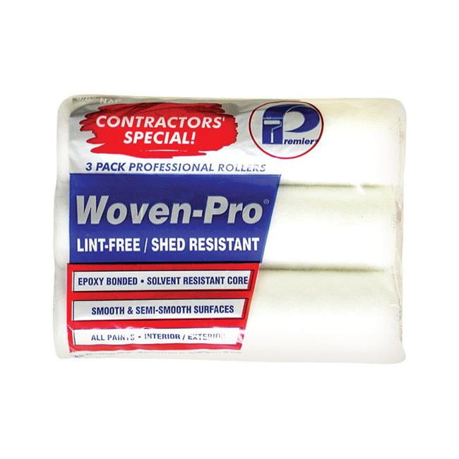 PAINT ROLLER WOVEN 9'3PK
