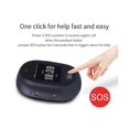 thumbnail image 3 of 4G GPS Tracking Pendant V45 for Kids Elder Mini GPS Personal Tracker Alarm Talking Clock Waterproof, 3 of 5