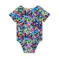 thumbnail image 2 of Rocae Colorful Tie Dye Stained Glass 2 for Baby Climbing Clothes Soft Baby Romper for Active Infants Comfortable and Breathable Crawling Jumpsuit Unisex Baby Outfit 6 Months, 2 of 8