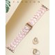 thumbnail image 4 of Upeak Pulsera de Resina para Correa Apple Watch 41mm 40mm 38mm, Reemplazo liviano para Correa iWatch Mujeres Hombres, Pulsera de Enlace para Apple Watch Series 8/7/6/5/4/3/2/1/SE2/SE, Flor Rosa, 4 of 5