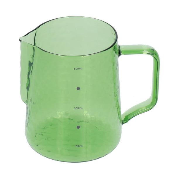 Jarra espumadora, jarra para espumar leche de 500 ml, taza para espumar café, jarra para espumar leche, grado profesional Jadeshay A