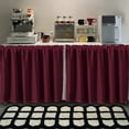thumbnail image 3 of ZhangC Kitchen Cabinet Curtain, 27.5inx39.3In Length Kitchen Cabinet Cover Curtain, Farmhouse 3D Wave Line Short Curtain Tiers for Bathroom Laundry RV Camper, Home Decor, 3 of 6