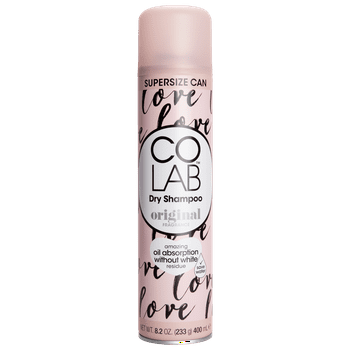 COLAB Original Fragrance Oil Control Dry Shampoo with Bergamot, Rose, 8.2 oz