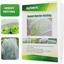 Agfabric Garden Netting Mesh Fabric Net Screen for Protecting Plants Vegetables Flowers Fruits, 6.5' x 10', 2 Pack