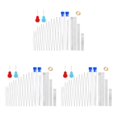 thumbnail image 1 of Ounissouiy Big Eye Sewing Machine Useful Sewing Needles Kit Accessories Sewing Tools Type1 NO1, 1 of 1