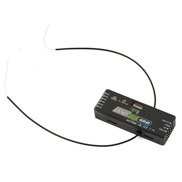 FrSky Archer Plus GR8 Récepteur – 8CH 2.4GHz PWM & SBUS Récepteur de Drone RC avec Baromètre, Accès & ACCST D16