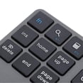 thumbnail image 2 of 35 Keys Numeric Keypad with 2.4GHz Wireless BT5.0 BT3.0 Receiver for OS X Laptop, Desktop, Smartphone, Gray, 2 of 4