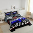 thumbnail image 3 of Erosebridal Teens Racing Car Bedding Twin Comforter Set,Extreme Sports Down Comforter,Fast Car Decor,Reversible,Lightweight,2-Piece, 3 of 8