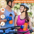 thumbnail image 3 of 36 Pcs Sports Water Bottles Bulk 20 oz Squeeze Reusable Plastic Water Bottle with Nylon Strap Blank DIY Water Bottles for Kids Adults School Thanks Gift Outdoor Sport Fitness, 3 of 6