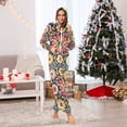 thumbnail image 7 of FORMRS Onesies Pajama for Adults Unisex Hoodie Winter Jumpsuit One Piece Sleepwear, Sizes S-2XL, Colorful Floral Pattern, 7 of 7