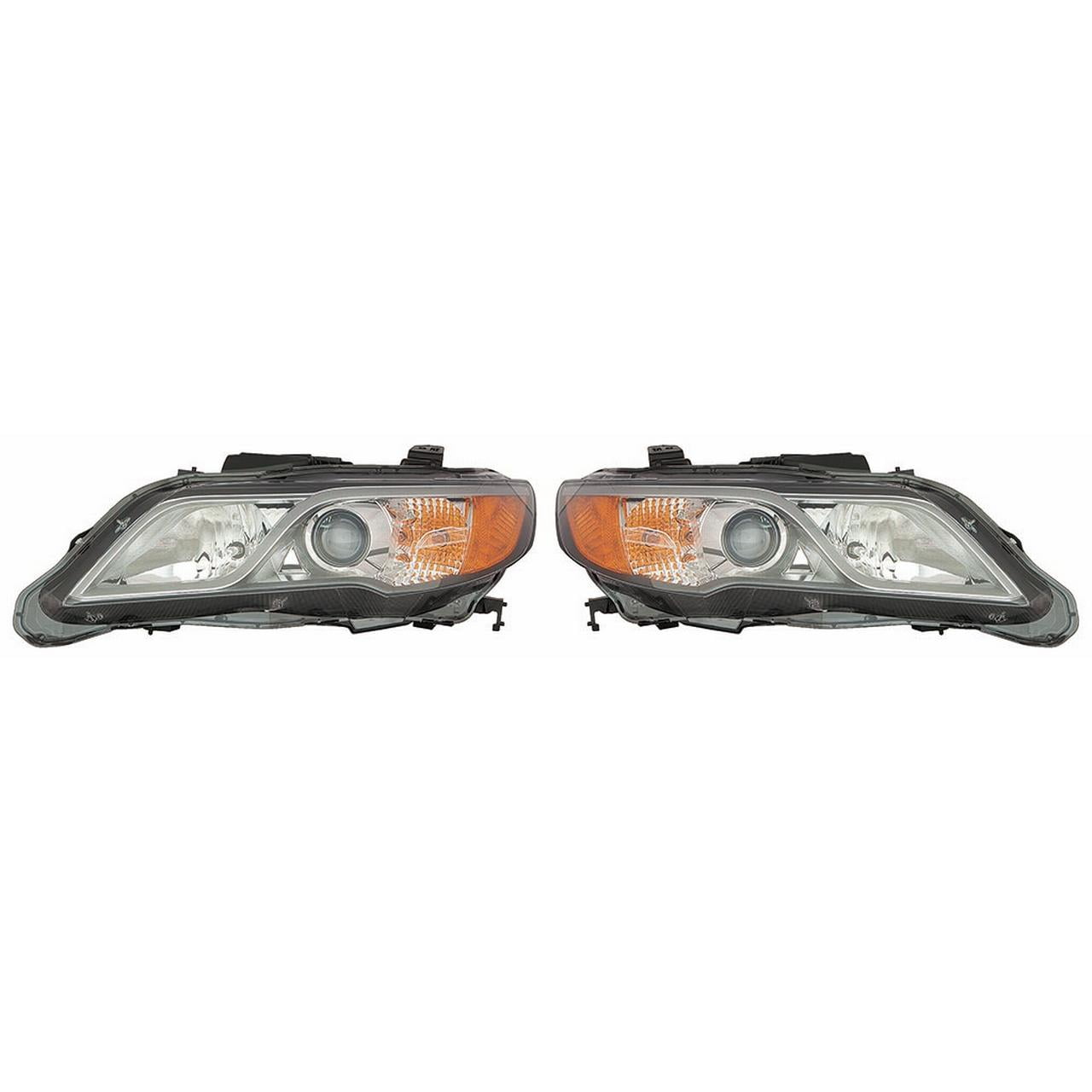 For Acura RDX 1315 Headlight Assembly Halogen Pair Driver and