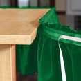 thumbnail image 5 of 6-Pack of Exquisite Plastic Table Skirts - Each 14 Ft. Long x 29 Inch Wide - Emerald Green, 5 of 6