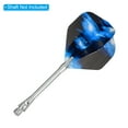 thumbnail image 4 of Uxcell Dart Flights, 6 Pack PET Standard Darts Accessories Black, Blue, 4 of 5