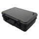 thumbnail image 1 of Caja de aparejos de pesca de 2 capas con divisores de bricolaje con mango Herramienta de señuelo Espesar Organizador para joyería Salmón Agua Negro Sunnimix Organizador de trastos, 1 of 8