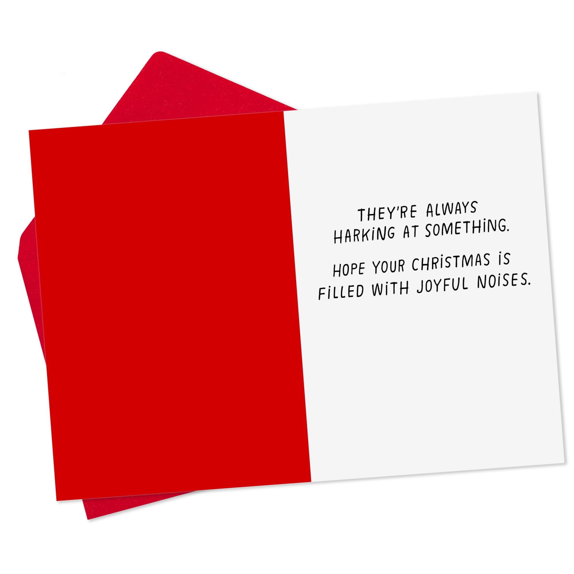 Hallmark Shoebox Funny Christmas Card (Hark, The Canine Angels Sing)