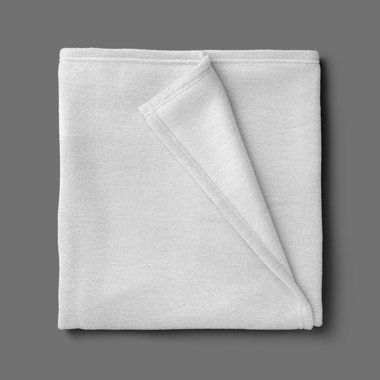 Anti-Pill Fleece Fabric Precut, 58" x 1.5 Yd, White photo 3