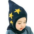 thumbnail image 2 of Hwmodou Toddler Winter Hat Baby Adjustable Hat Soft Star Warm Knitted Cute Ears Boys Girls Clothes Kids Beanie, 2 of 4