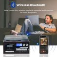 thumbnail image 4 of Tocadiscos JORLAI 9 en 1 con Bluetooth, Radio, CD, 4 of 8
