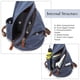 thumbnail image 3 of Mochila bandolera pequeña de lona tipo bandolera Sling Bag KL928, impermeable, 3 of 7