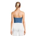 thumbnail image 4 of No Boundaries Juniors Strapless Denim Bustier, 4 of 6