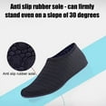 thumbnail image 6 of Water Shoes for Women Men, Quick-Dry Breathable Aqua Socks Flexible Non-slip Rubber Sole Barefoot for Beach Swim River Pool Lake surf ,Black ,34-35, 6 of 6