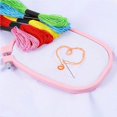 thumbnail image 4 of Advancent 4 Uds. De aros de punto de cruz con agujas, tijeras, aros de bordado cuadrados de diferentes tamaños, juego de herramientas de punto Artesanía, 4 of 6
